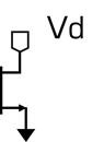 Equivalent circuit for the Drain Supply Pin 
