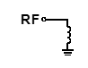 Equivalent circuit for the RF 