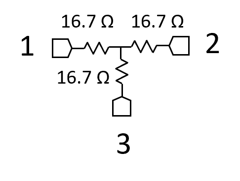 Resistive Power Splitter