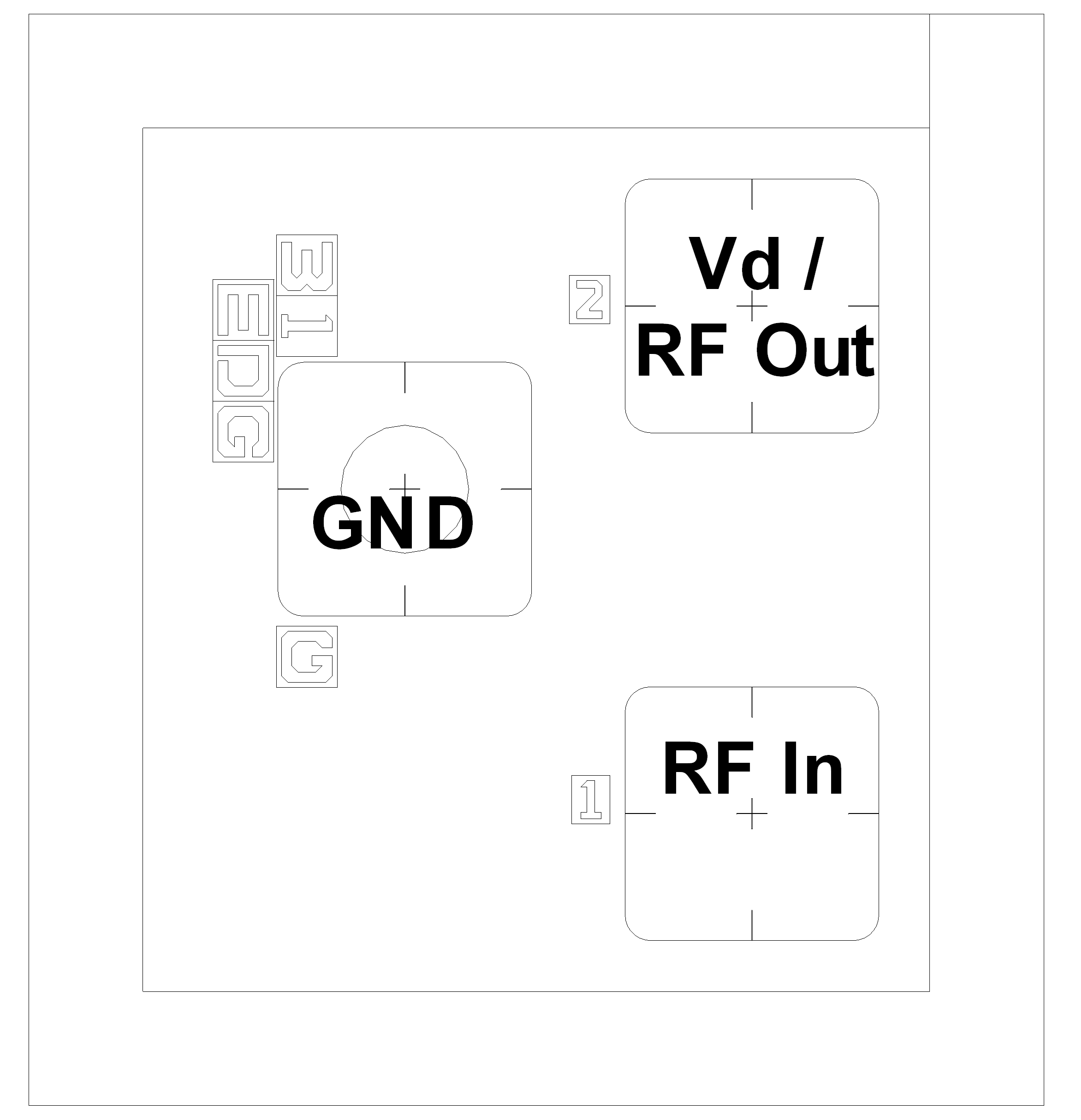 Diagram of the port configuration for AKA-1310D