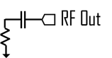 Equivalent circuit for the RF Output 