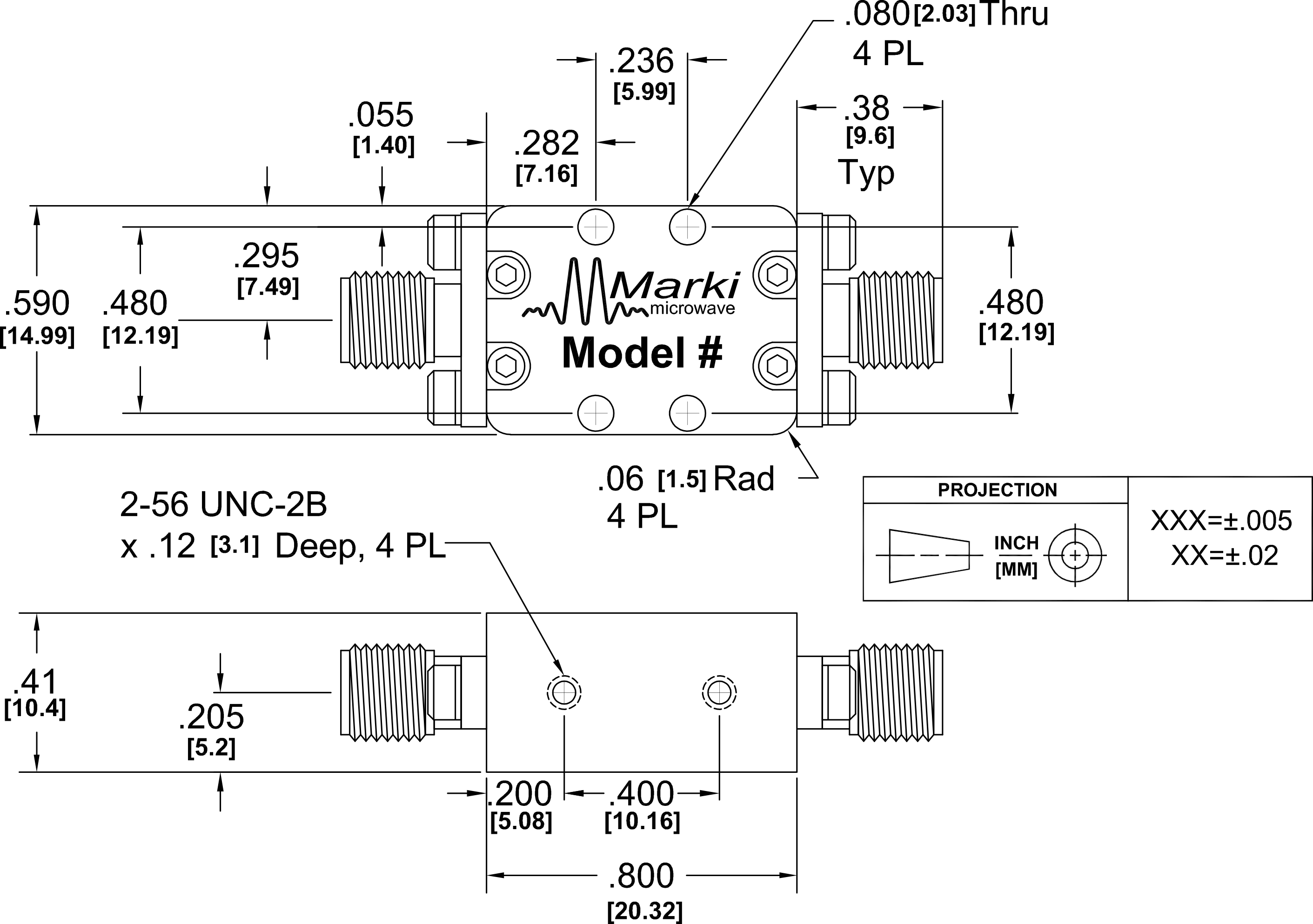 FLP-2650_26.5 GHz Lowpass Filter